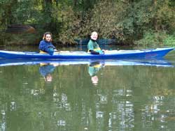 Roberto und Claudia auf der Spree