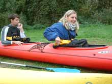 Heiko F. und Christine H. in unserem neuesten Boot.