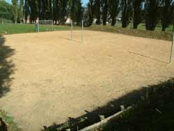Unsere Beachfelder nach dem Arbeitseinsatz.