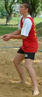 Dustin R bei der Annahme