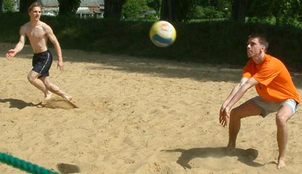Sebastian J. bei der Annahme