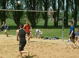 Andre N bei der Ballannahme