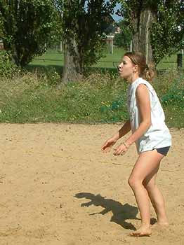 Jasja W. in Erwartung des Balles