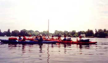 Pause auf dem Seddinsee