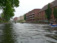 M&auml;rkische Paddler am Jungfernsteig