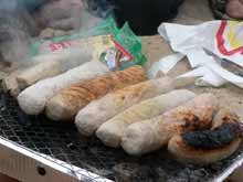 Die letzten Bratw&uuml;rste der Pfingsttour 2006.