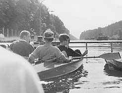 bei der Ausfahrt in den Oder-Spree-Kanal