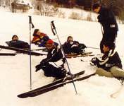 Pause im Schnee
