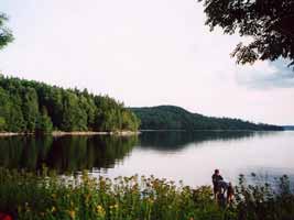 Stora Le in Richtung Norden geschaut.