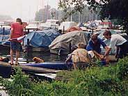 Ankunft am Anglerheim in Zeuthen