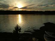 Sonnenuntergang bei Lennartsfors