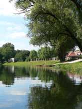 Der Steg in Miedzyrzecz (Meseritz).