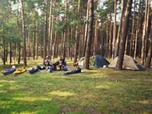 Das Camp 09.20 Uhr.