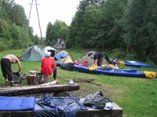 Unser Camp bei Fracki.